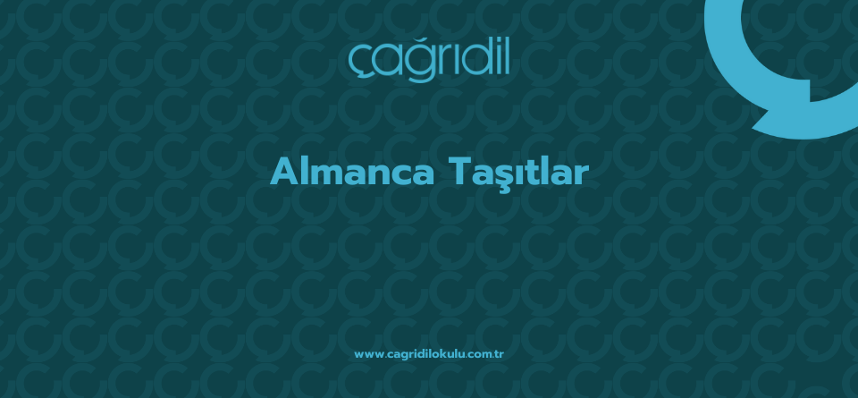 Almanca Taşıtlar