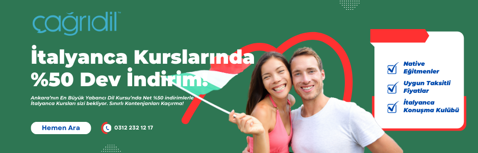 Ankara İtalyanca Kursu - En İyi İtalyanca Kursu Ankara